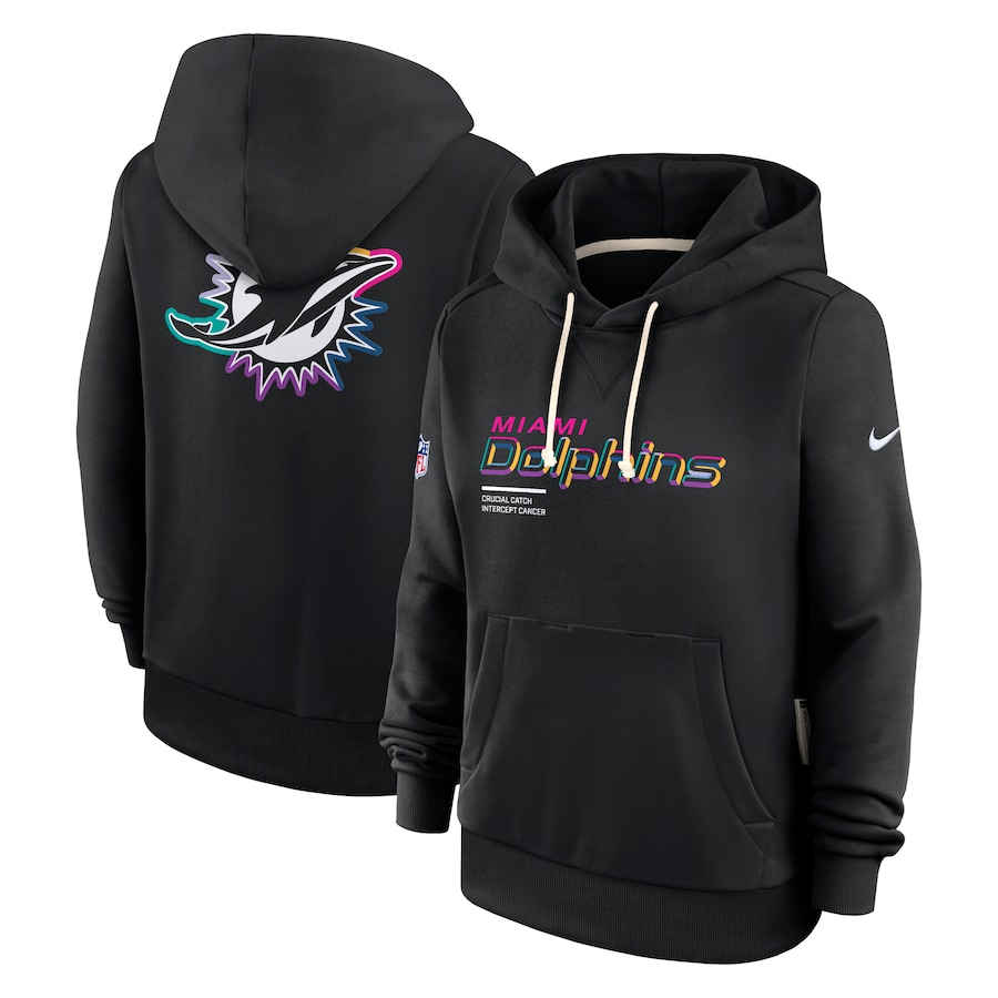 Women Miami Dolphins 2025 Nike NFL hoodie->women nfl jersey->Women Jersey
